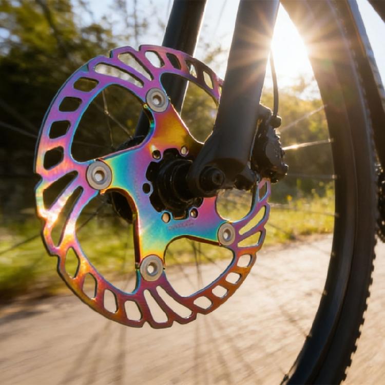 Bicycles Disc Brake Rotors 140/160/180/203mm 6 Hole Disc Brake Rotors Aluminum Alloy Floating Brake Rotors Enduring