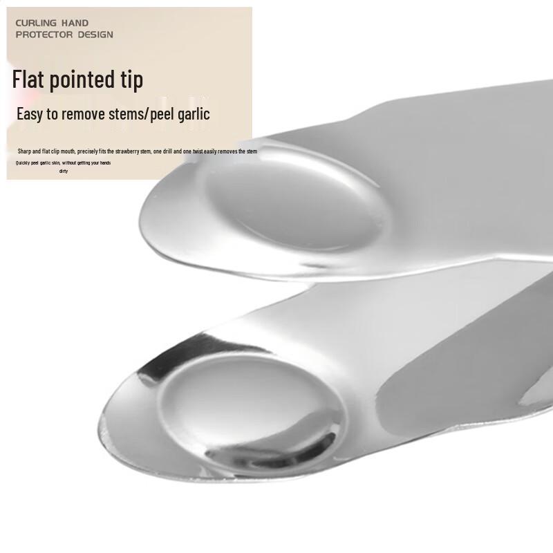 Stainless Steel Strawberry Huller and Stem Remover Set