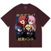 230 Gsm 100% Cotton Bocchi The Rock V1 Print Unisex Heavy Cotton T Shirt
