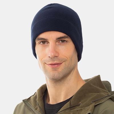 Unisex Short Beanie Hat Navy Winter Brimless Watch Cap