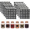 432pcs Spice Labels - Black, 1.4in Round, Waterproof, Preprinted & Blank for Jars, Caps & Organizers