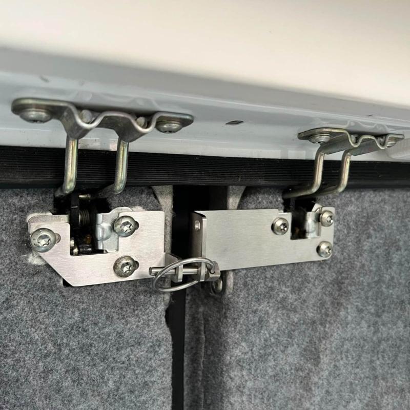 Easy Installation No Drill Stainless Steel Rear Door Locking Mechanism Safe Device Fit for Campervans High Roof Vehicles