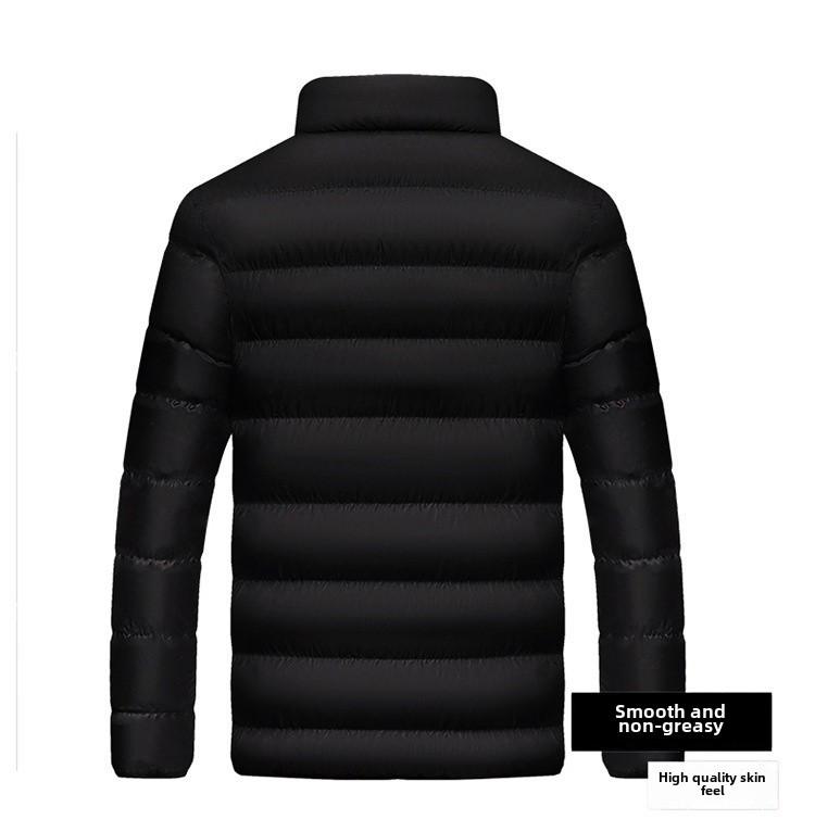 Herren Stehkragen Daunen Baumwolljacke - Winter 2023 Lauf-Edition