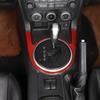 Red Carbon fiber Gear panel shift panel trim for Mazda-MX-5 2009-14