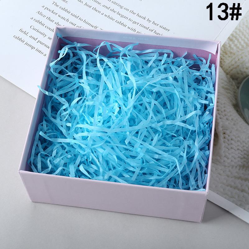 Crinkled Shredded Straw Paper Filler for Gift Box Packaging