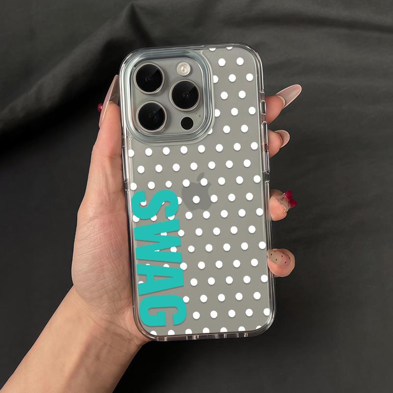 Leopard Print Polka Dots Swag Phone Case For IPhone 17 17Air 11 12 13 14 15 16 17 Pro Max 16 15 14 Plus Cover Funda Bumber Coque