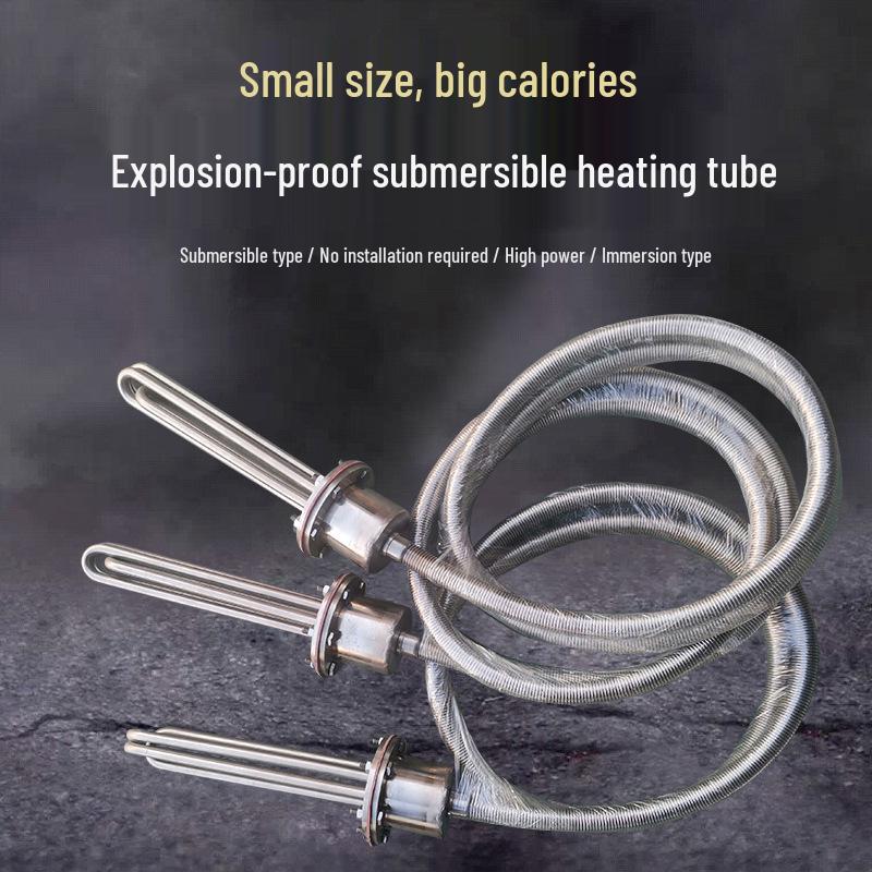 High-Power Explosion-Proof 380V Submersible Heating Rod for Industrial Tanks Custom Order