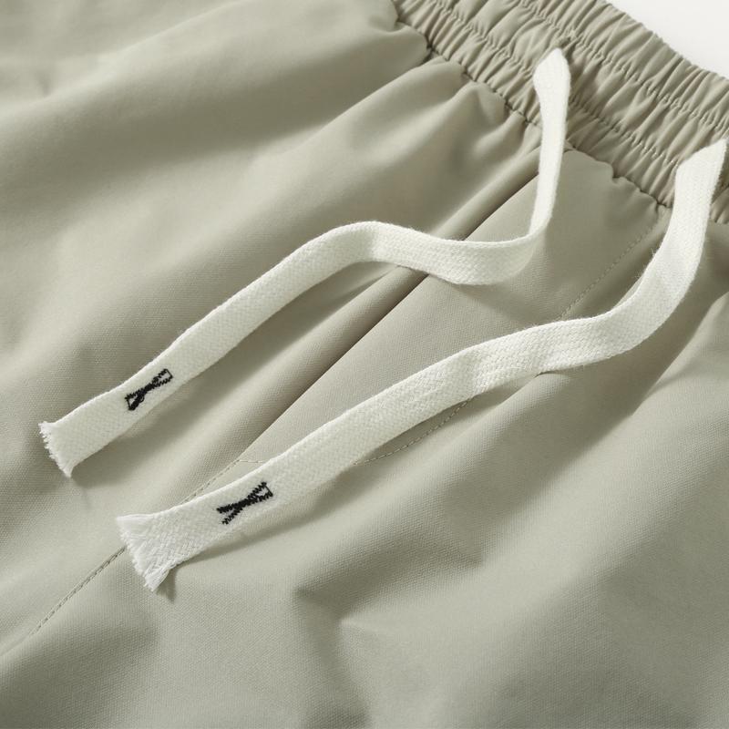 Men's Quick Dry Casual Shorts, Elastic Waist Drawstring Summer Beach Shorts (L-5XL)