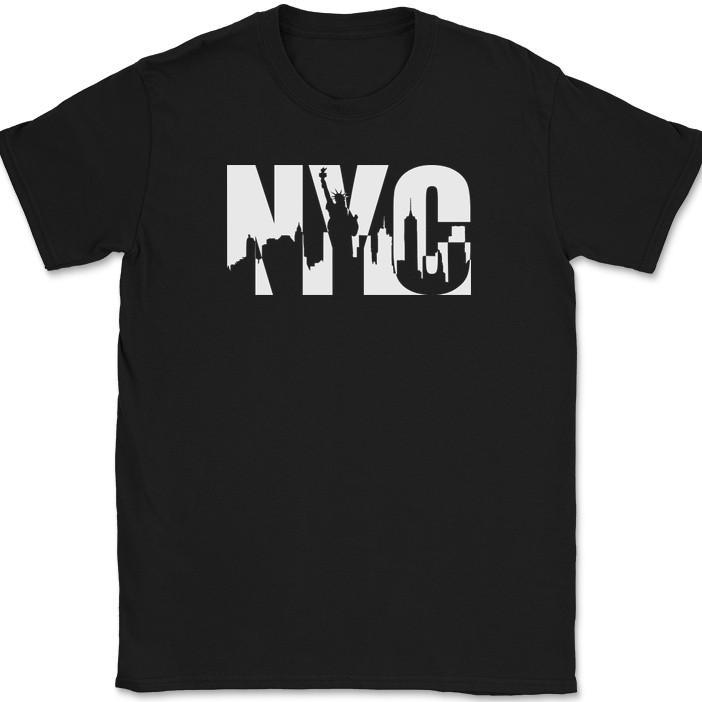 NYC New York City Cityscape T-Shirt Funny Home Related Graphic Tee