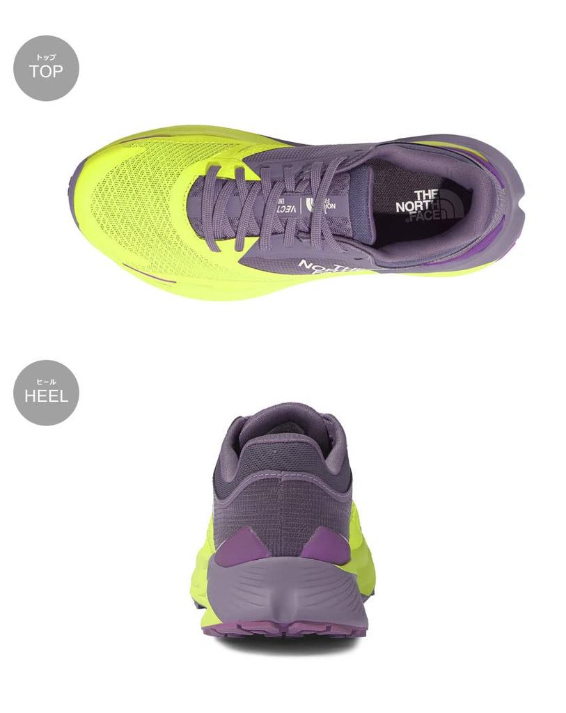 North Vective Enduris III LED Slate cm [The Face] Women's Yellow/Lunar 23.5