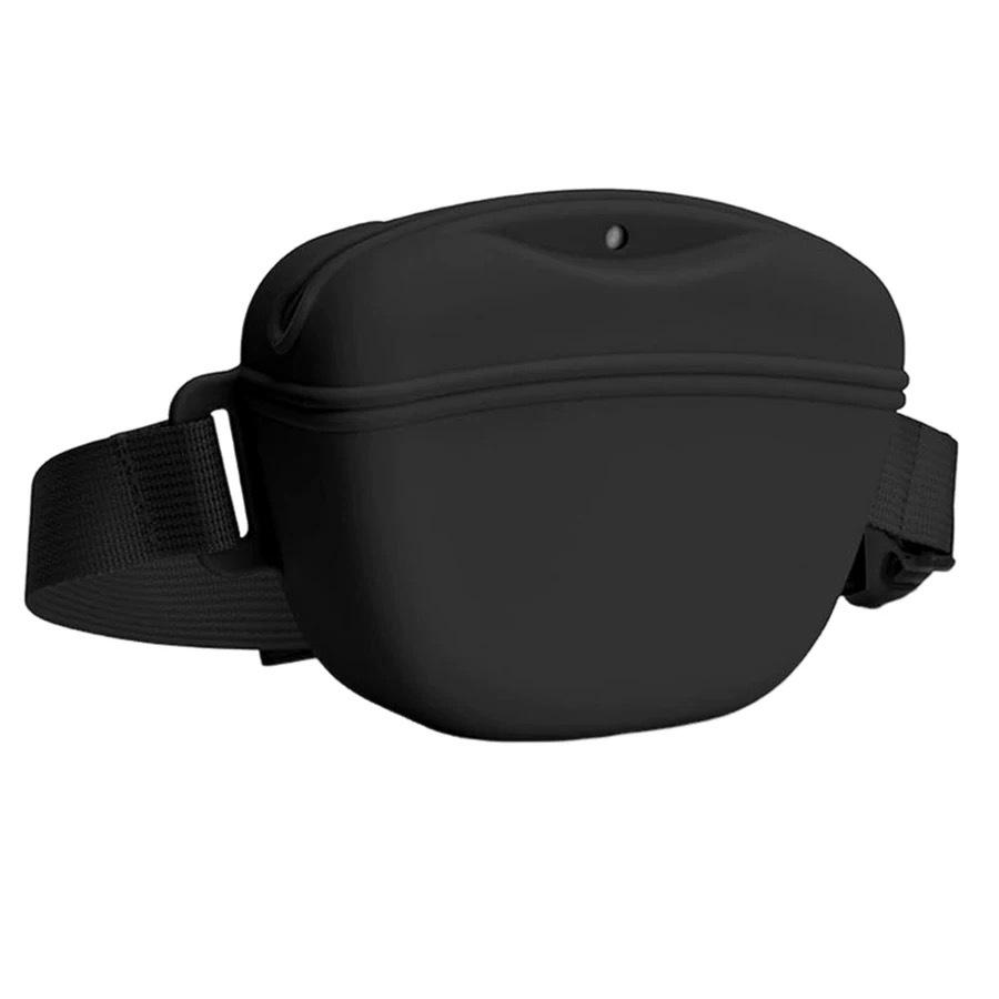 Silicone Pet Treat Bag: Waterproof, Portable Waist Bag for Outdoor Use