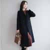 2025 Women's Woolen Mid-Length Overcoat - Autumn Winter Korean Style, Plus Size, Loose Fit