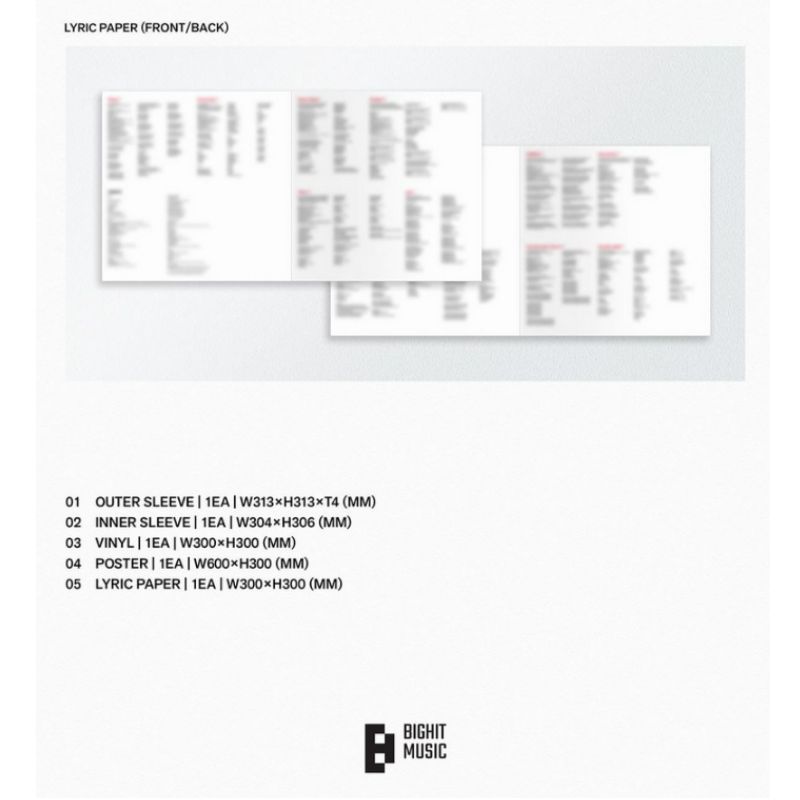 BTS 5th Full Album "ARIRANG" STANDARD VINYL Ver. – Jungkook Edition + Hologram Photocard (1pc)