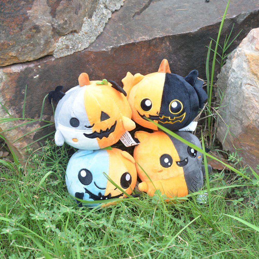 Adorable Halloween Bat Plush Toy Featuring Unique Pumpkin Design Perfect For Festive Decor