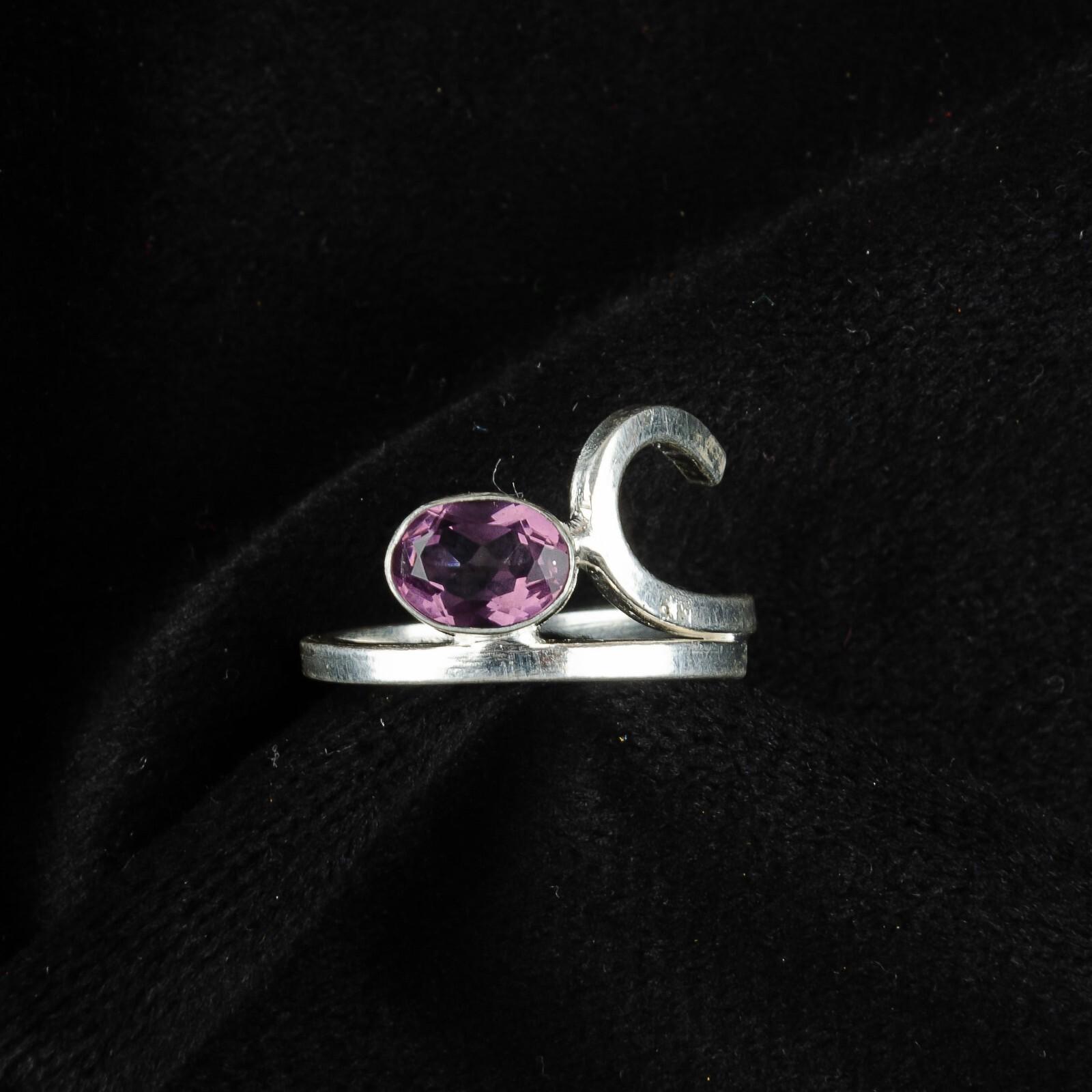 

Amethyst Gemstone 925 Sterling Silver Jewelry Handmade Ring For Anniversary Gift RR-27-3 13