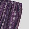 INCERUN Bohemia Men Elastic Waist Casual Long Floral Print Baggy Trousers Pants