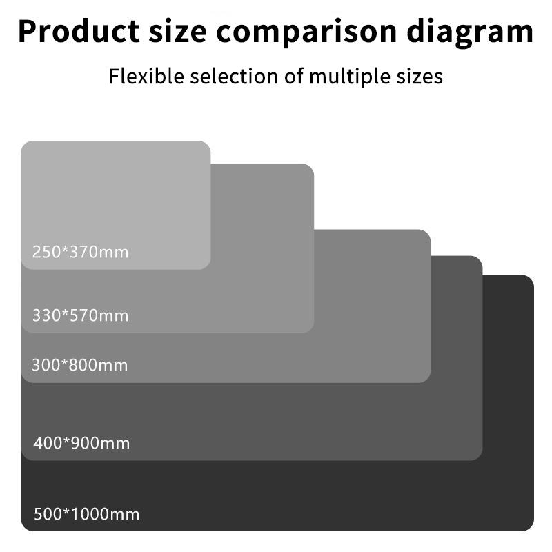 Large Size Gaming Mouse Pad Non-Slip Rubber Pc Desk Mat Keyboard Pad Computer Desk Pad Laptop Mouse Mat For Office Gaming