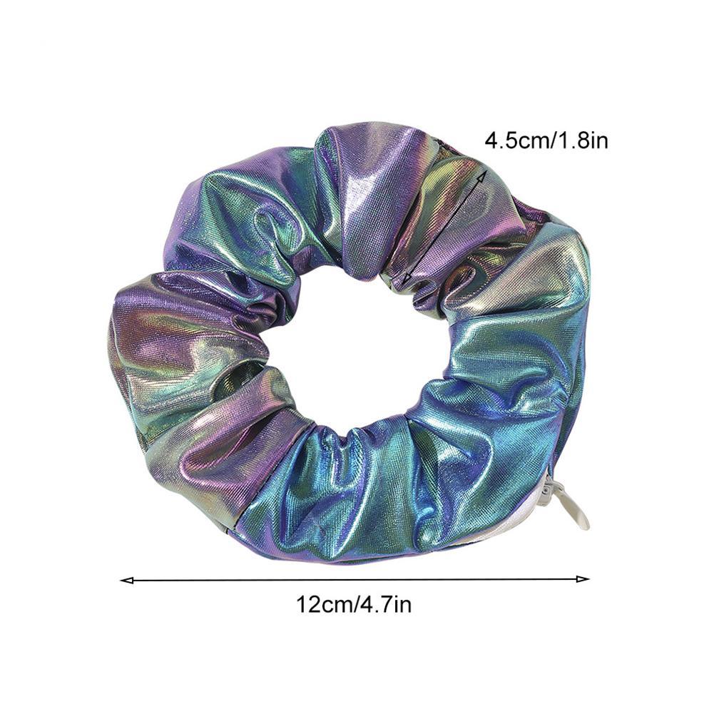 Hair elastic with zipper