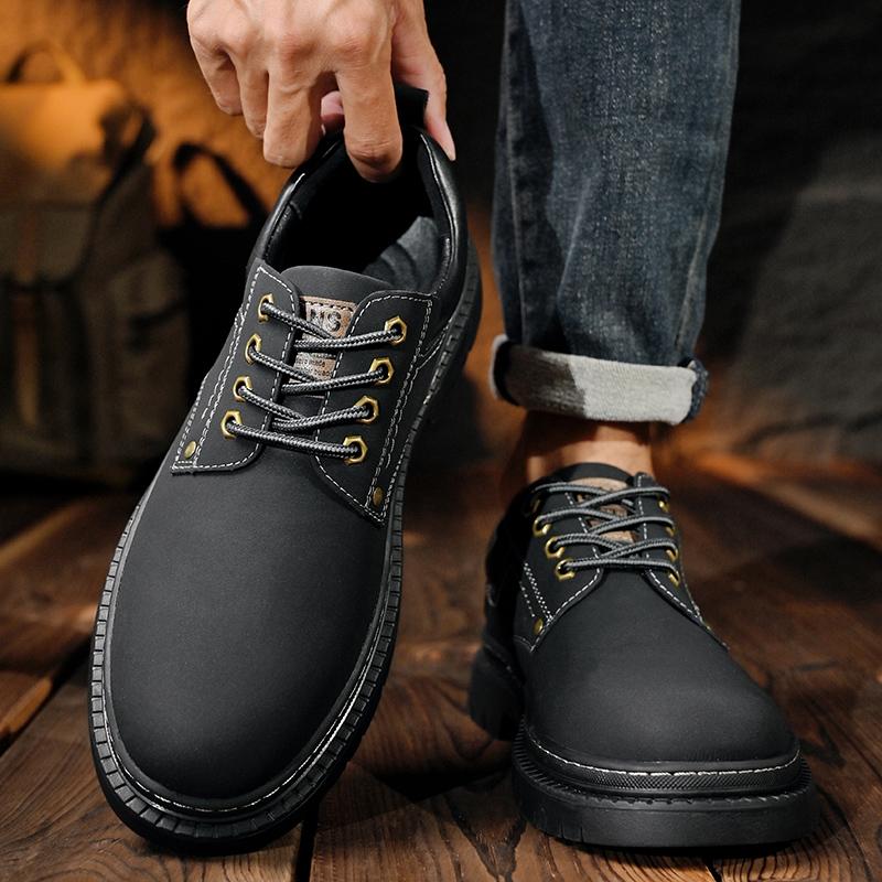 Ručně vyráběné pánské boty z pravé kůže Pohodlné kožené boty pro volný čas Mokasíny Pánské ploché boty