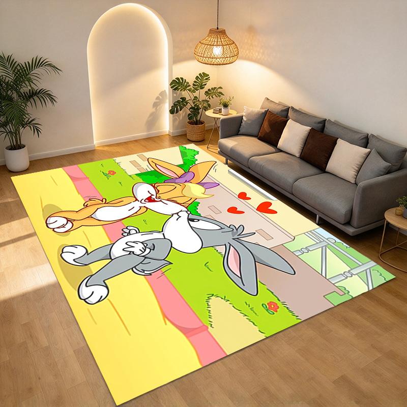 Bugs Bunny Living Room Nonslip Area Rug Soft Carpet For Bedroom Game Playroom Sofa Office Home Decor Doormat Christmas Gift C929126