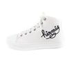 Excellent HERMES High Cut Sneakers Iriko White Women 37.5 Used
