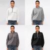 Streetwear Hoodie For Women With Color Block Design And Cotton Feel Fabric For Casual Style