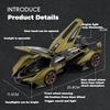 1/18 Lamborghini Vision Gran Turismo V12 GT Diecast Alloy Children's Toy Car Holiday Present High Simulation Collectibles Home Interior Gift