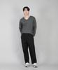 Seinteukeulu Plain Tapered Cotton Pants Rtp-380 Black