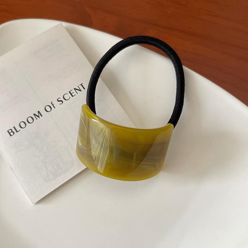 Korean Elegant Hair Rope Bracelet Scrunchie Women Elastic Hair Rubber Bands Accessories For Girls Tie Hair Ring Headdress Holder