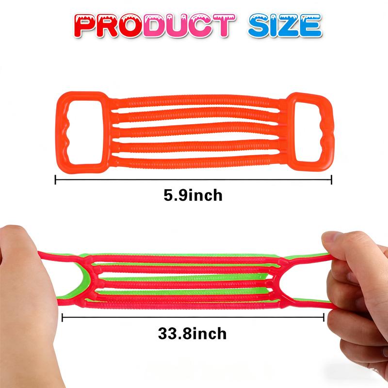 Stretchy String Fidget Toys Exercise Band Designs ADHD Anxiety Calming Down for Kids Birthday Christmas Party Favors Gifts