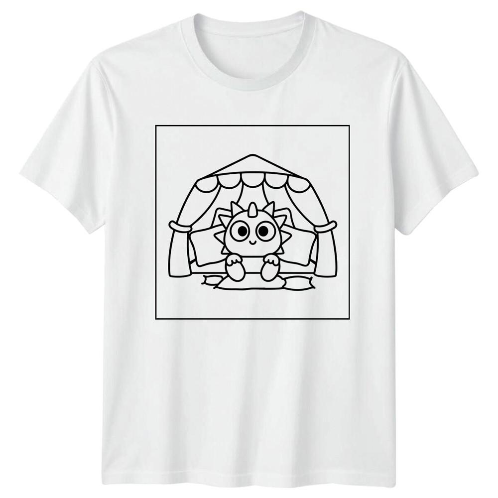 Cartoon Monster Bed Tent Animals Unisexs TShirt Unisexs Tee Graphic Unisex S
