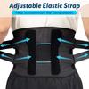 Breathable Elastic Waist Protection Brace XXL Size Free Adjustable Lower Pain Relief Support Lumbar Back Brace