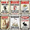 Farmhouse Funny Animal Sign Farm Property Protection Plaque Bear Warning Snake Hamster Guinea Pig Chicken Cat Rooster Goose Goat