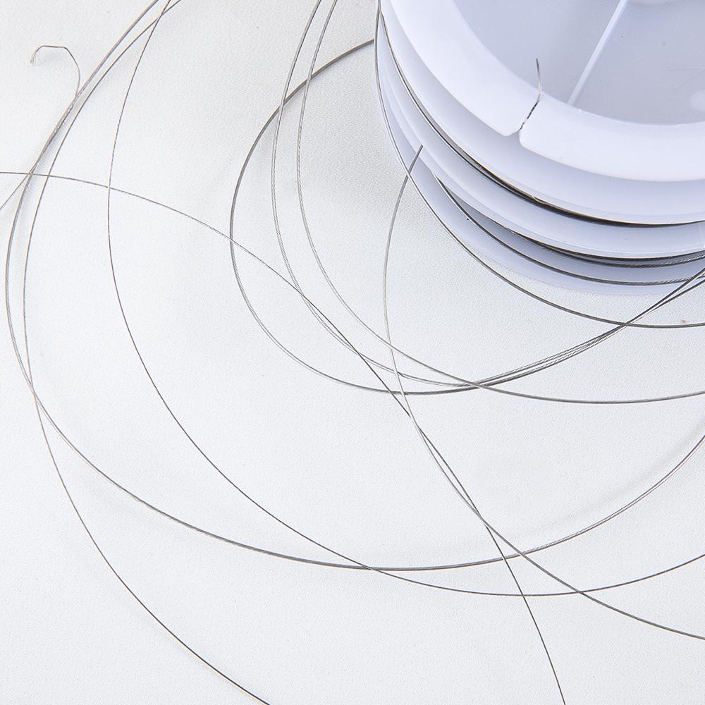 1 Roll 0.3mm 0.38mm 0.45mm 0.5mm 0.6mm Resistant Strong Line Stainless Steel Wire Tiger Tail Beading Wire Jewelry Making Finding