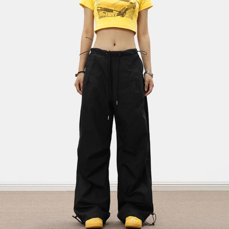 Wide-leg Paratrooper Overalls Men's and Women's Loose Retro Casual Stormpants Summer Thin High Street