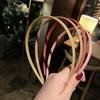 Simple Fashion Plastic Solid Girls Headband Bezel Hair Bands Hair Hoop