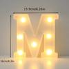 1PC LED Alphabet&Number Lights For Home,Wedding,Proposal,Birthday,Party,Photo Prop, Battery Powered White Decorative Night Light