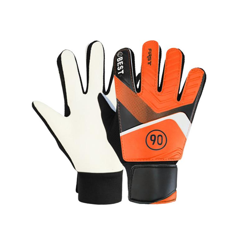 

Football Goalkeeper Gloves For Boys Goalie Glove Full Finger Hand Protection 5 оранжевый