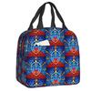 974 Reunion Island Insulated Lunch Bags for Women Maveli Coat of Arms Portable Cooler Thermal Bento Box School