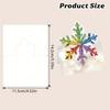 6pcs Flower Butterfly DIY Rhinestone Diamond Art Mosaic Postcards with Envelopes Handmade for Adult Beginner Holiday Blessing