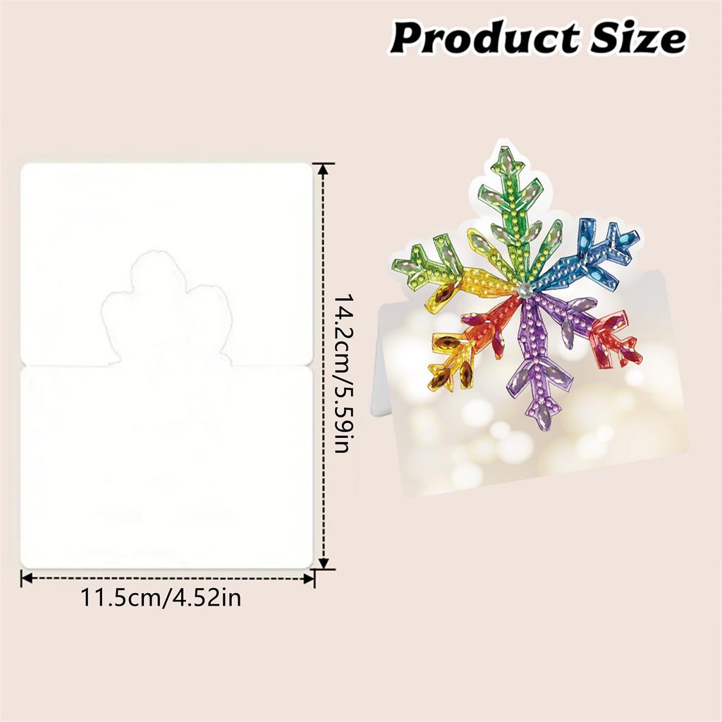 6pcs Flower Butterfly DIY Rhinestone Diamond Art Mosaic Postcards with Envelopes Handmade for Adult Beginner Holiday Blessing