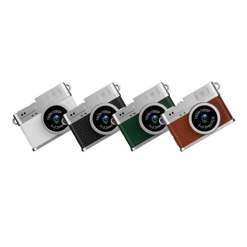 New S150 Super Mini Camera 0.96inch IPS Color Screen 1920x1080p Portable Pocket Cam Classic Design LED Fill Light Retro Small Camera Ornament