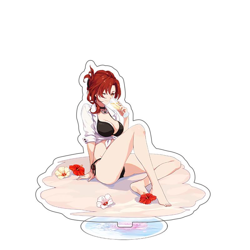 Game Anime Mobile Surroundings Model Acrylic Figure Stand Painted Desk Decor Ornament Gift