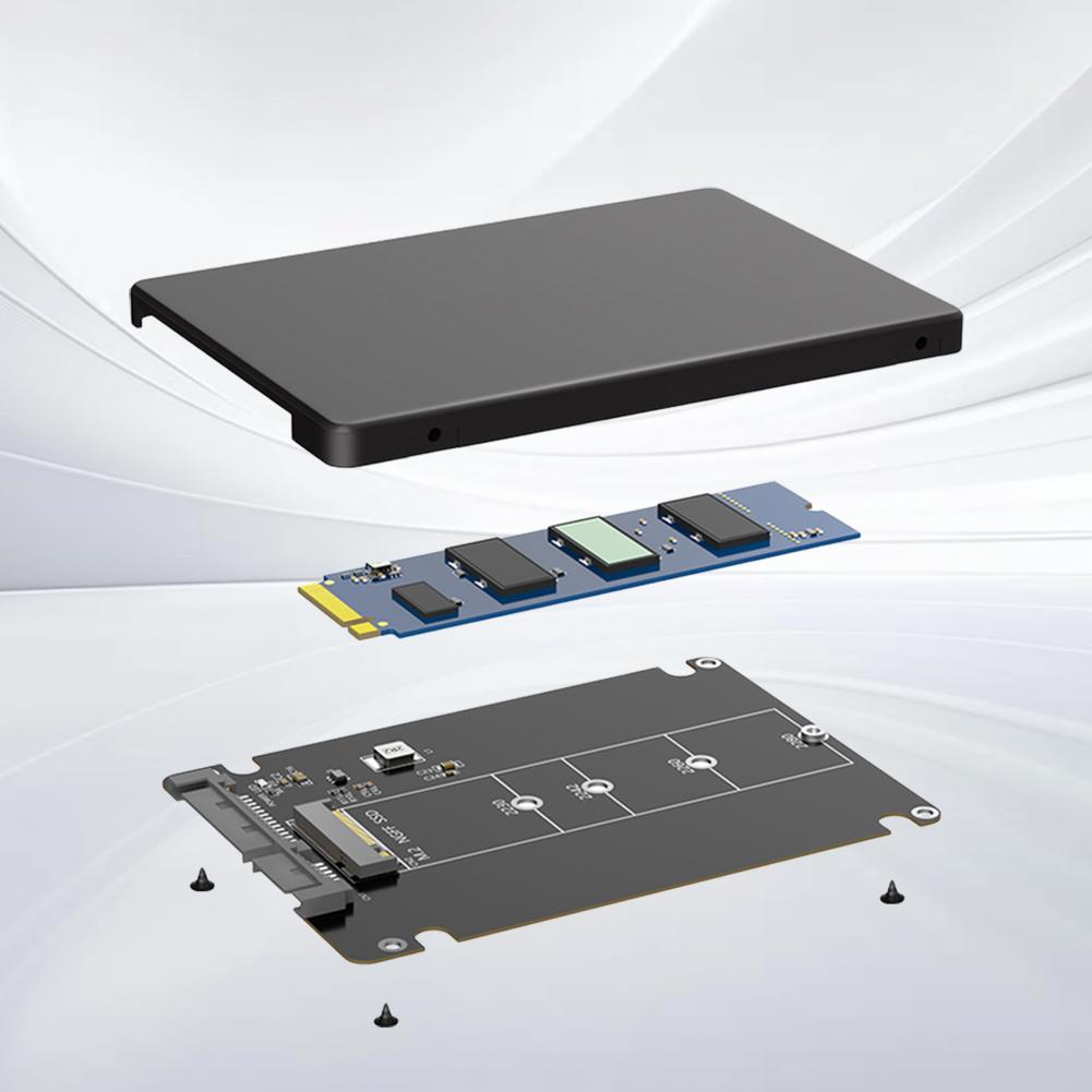 M.2 NGFF B Key To 2.5inch SATA SSD Enclosure Hard Disk Case Enclosure M.2 NGFF SSD To 2.5 Inch SATA III Adapter for Laptop