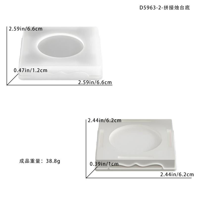 DIY Christmas Candlestick Silicone Mold Deer Snow Lantern Shaped Candle Gypsum Base Epoxy Resin Mold Home Decoration