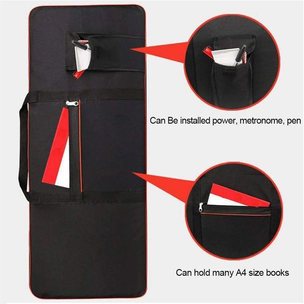 Anti Shock Instrument Keyboard Case 61/76/88 Key Piano Storage Bag Durable Keyboard Bag  Musical