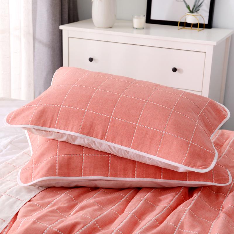Six-Layer Breathable Gauze Pillowcase - Comfortable for Children & Adults