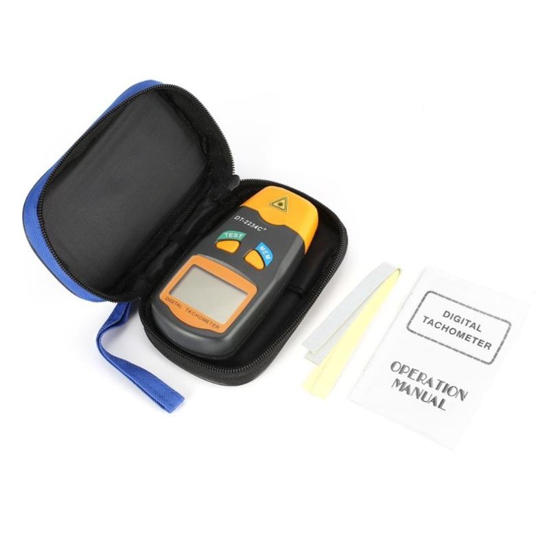 Easy To Use Digital Tachometer Digital Speed Meter Speedometer With No Contact Technology For Machinery