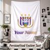Custom Tapestry Wall Hanging, Anderlecht FC Personalized Name Text Home Wall Decor