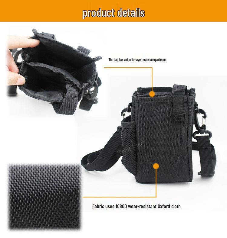 Portable Shockproof Waterproof Bag for 852 Blood Pressure Monitor - Crossbody, Shoulder, and Waist Options